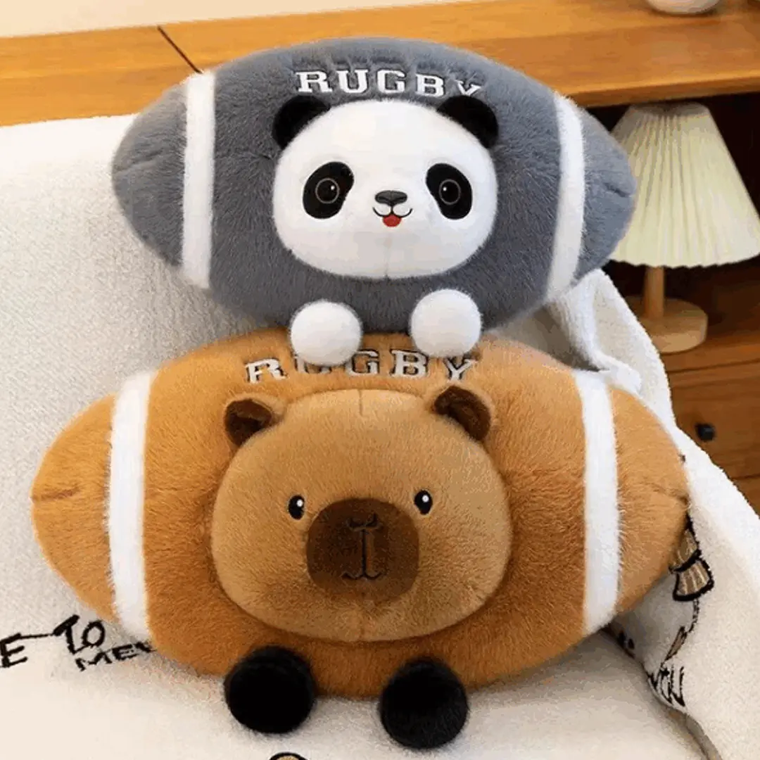 Peluche Panda Almohada Rugby - Imagen 2