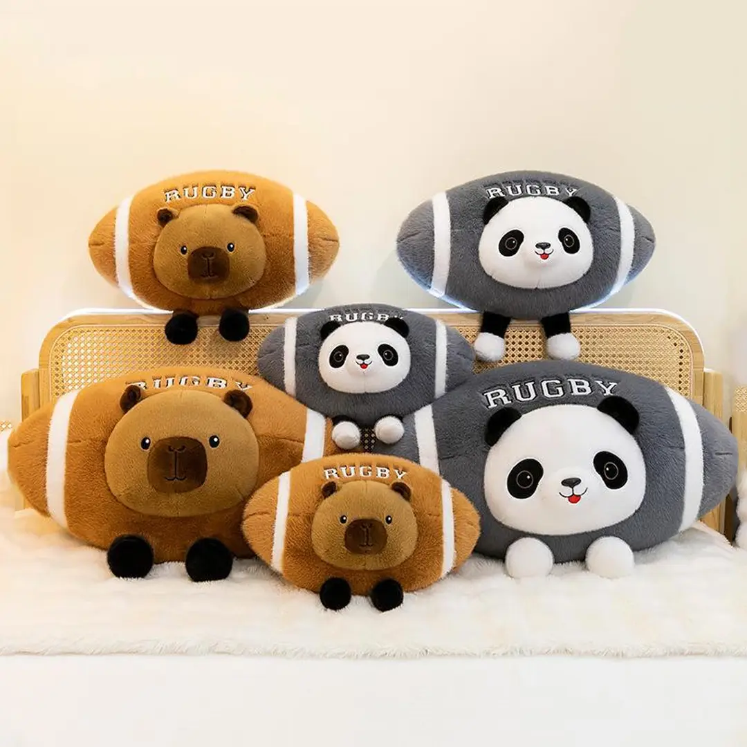 Peluche Panda Almohada Rugby - Imagen 3