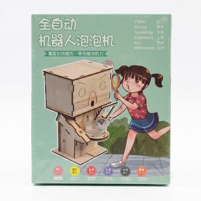 Kit Educativo 3D Maquina de Burbujas Automatica