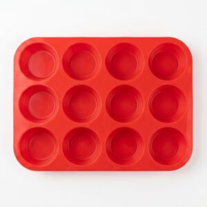 Molde de Silicona Para 12 Magdalenas