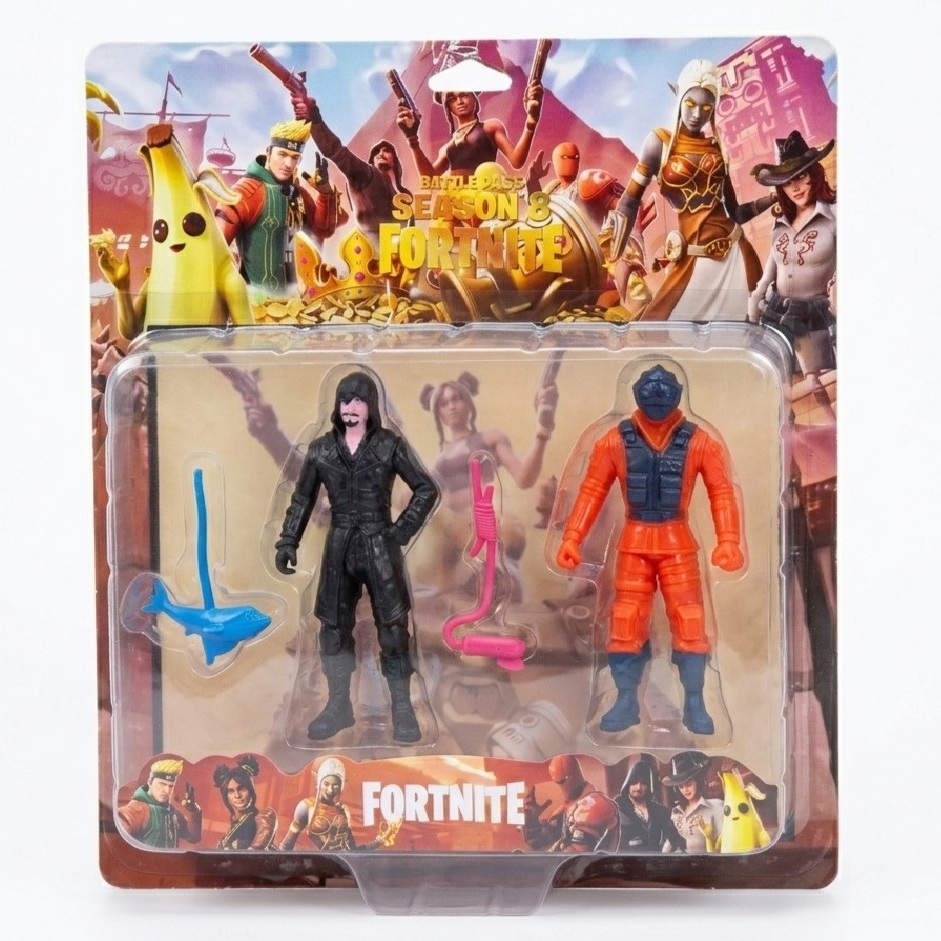 Set de 2 Muñecos Fortnite en Blister