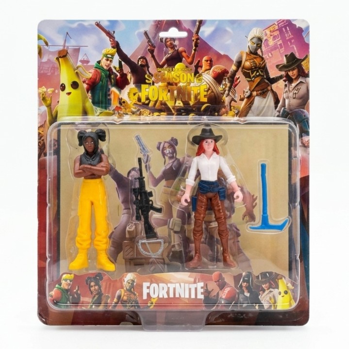 Set de 2 Muñecos Fortnite en Blister