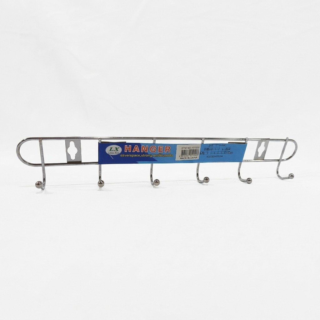 Perchero de Pared Para Cocina de Acero Inoxidable