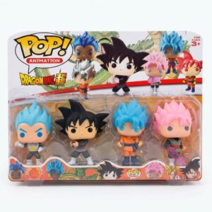 Set 4 Piezas Muñecos Dragon Ball Funko POP