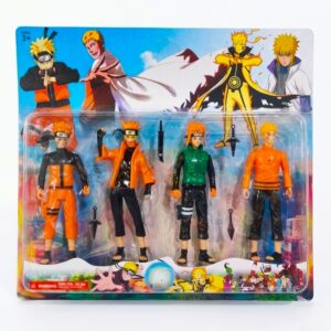 Set 4 Piezas Muñecos Naruto Shippuden