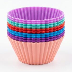 Set x12 Moldes de Silicona Para Muffins