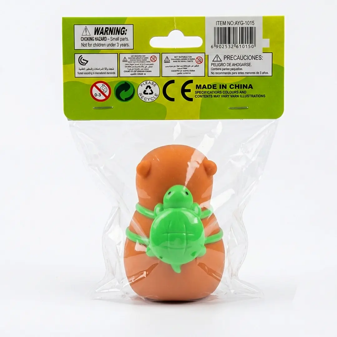 Squishy con Forma de Capibara con Chifle - Imagen 2