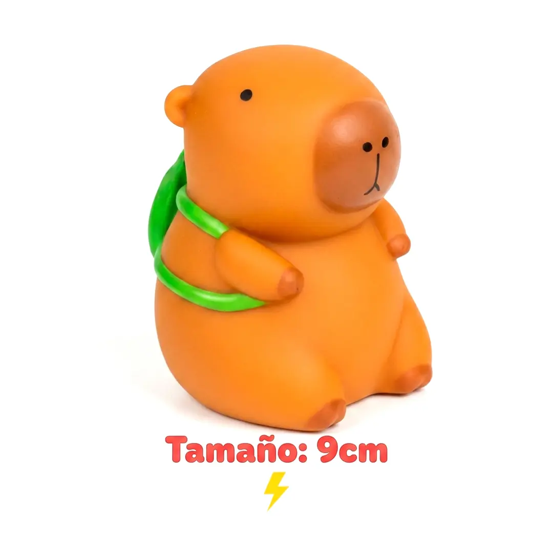 Squishy con Forma de Capibara con Chifle - Imagen 4