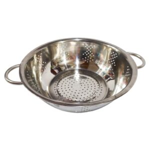 Colador de Acero Inoxidable de 30cm de Diámetro