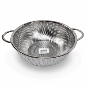 Colador de Acero Inoxidable Microperforado de 19cm de Diámetro