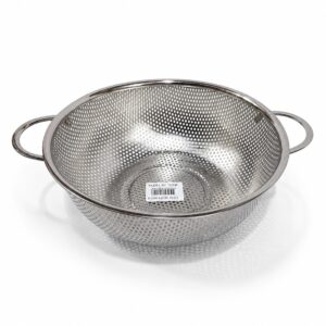 Colador de Acero Inoxidable Microperforado de 23cm de Diámetro
