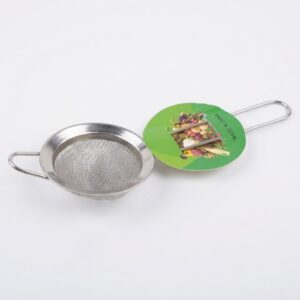 Colador de Mano de Acero Inoxidable de 8cm