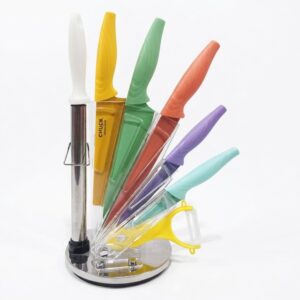 Juego de Cuchillos de Cocina 7 Piezas de La Marca Chuck