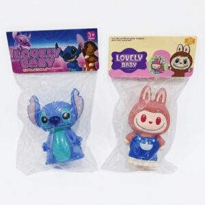 Squishy con Forma de Labubu o Stitch
