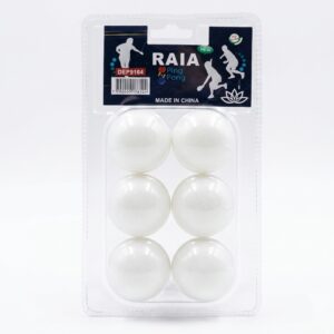 Set de Pelotas de Ping Pong x6 Raia