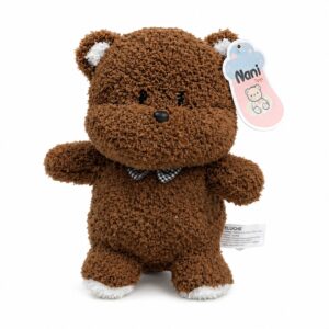Peluche Osito Marron con Moño