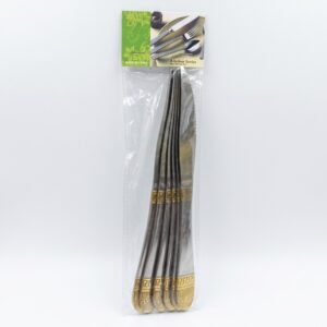 Set de Cuchillos x6 de Acero Inoxidable Grabado