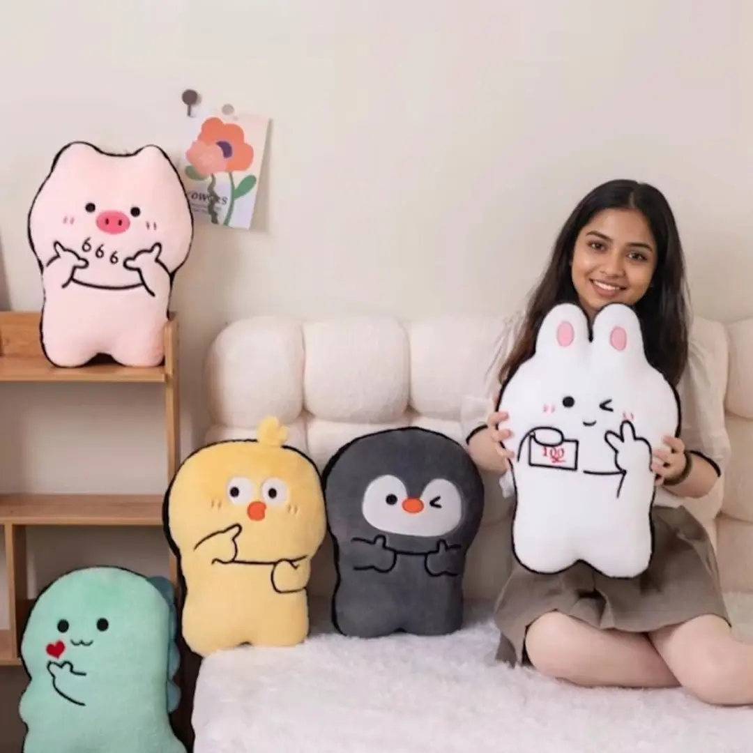 Almohadas de peluche con formas kawaii - Imagen 3