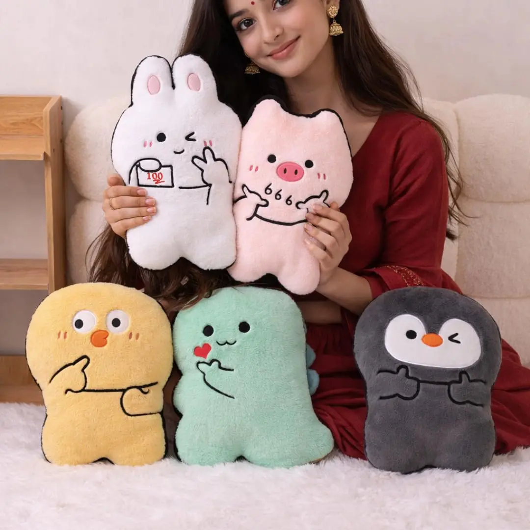 Almohadas de peluche con formas kawaii - Imagen 5