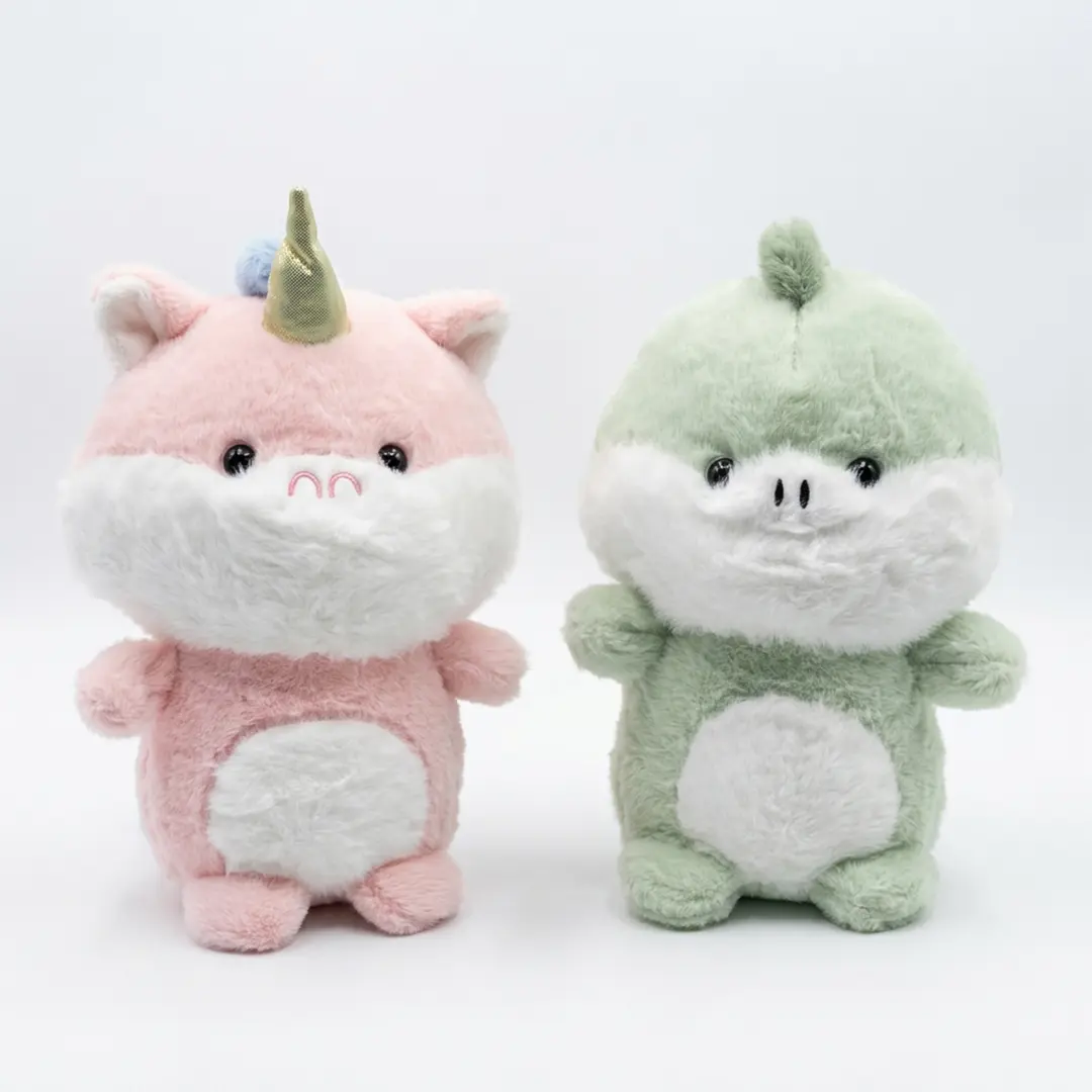 Peluche de Unicornio y Dinosaurio 25 cm - Imagen 2
