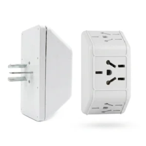 Adaptador Triple Piramidal 3 Enchufes Patas Chatas