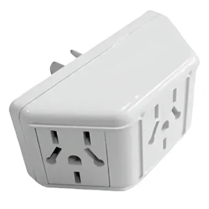Adaptador Triple Piramidal 3 Enchufes Patas Chatas – laterales