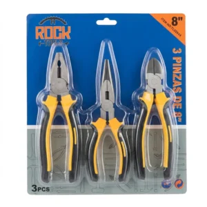 Set de 3 Pinzas de 8 Pulgadas Rock